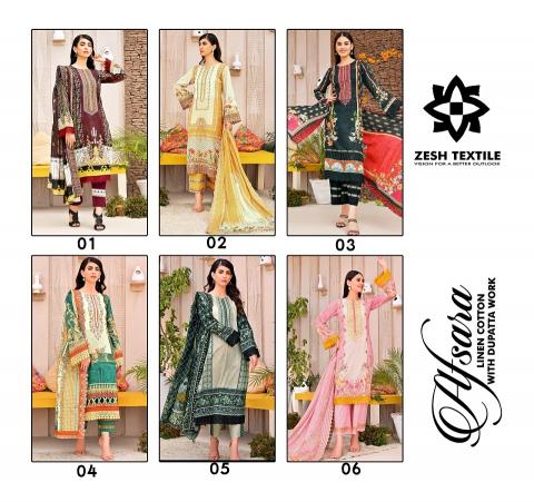 Zesh AFsara – Dress Material - Wholesale Catalog