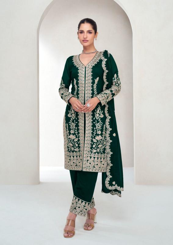 AASHIRWAD AAROHI Silk Fabric Salwar Kameez Wholesale Catalog
