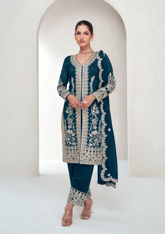 AASHIRWAD AAROHI Silk Fabric Salwar Kameez Wholesale Catalog
