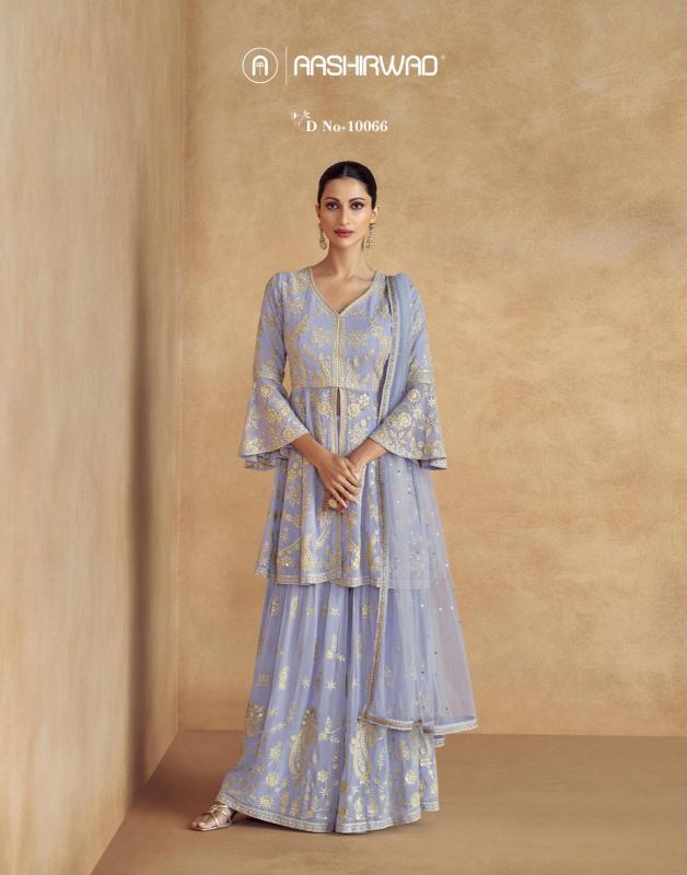 Aashirwad Nusrat 10064 Designer Salwar Kameez Wholesale catalog