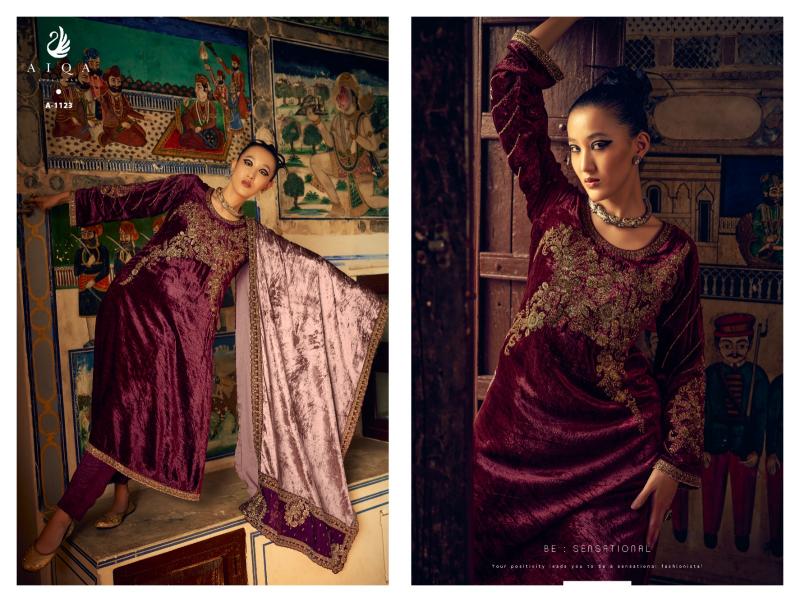 AIQA SAHARA Unstitched Party Wear Online Salwar Kameez Wholesale Catalog