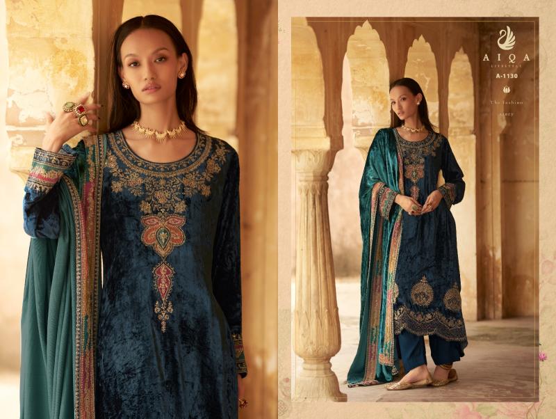 AIQA SENORA Pure Velvet Fancy Salwar Kameez Wholesale Catalog