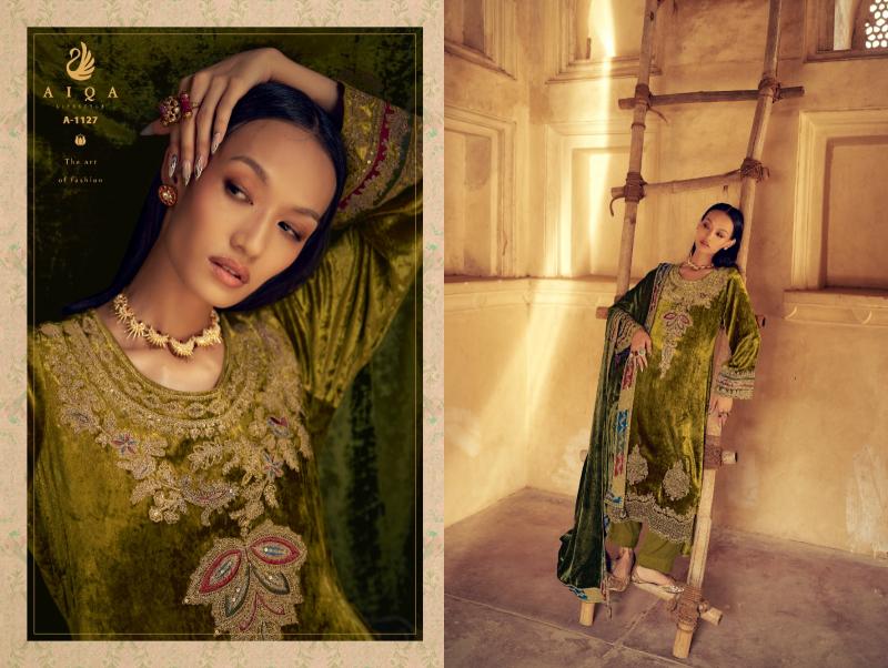 AIQA SENORA Pure Velvet Fancy Salwar Kameez Wholesale Catalog