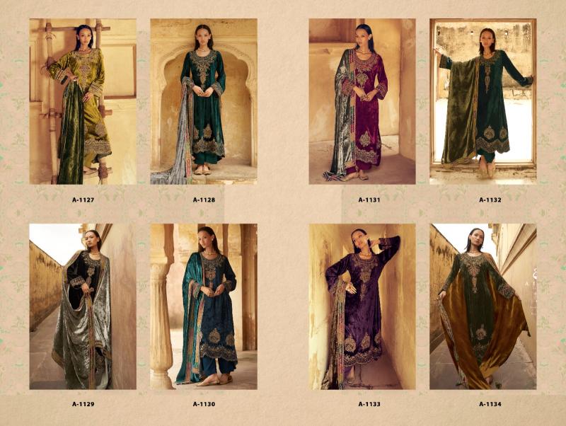 AIQA SENORA Pure Velvet Fancy Salwar Kameez Wholesale Catalog