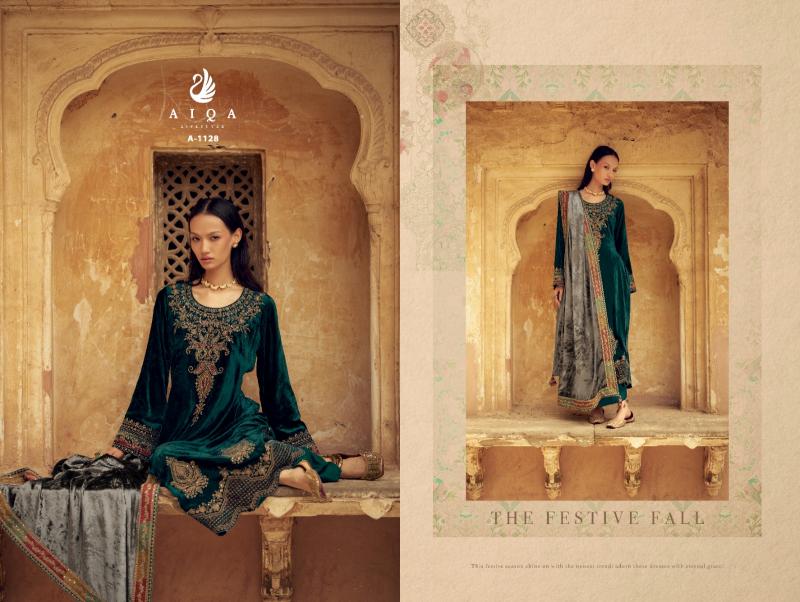 AIQA SENORA Pure Velvet Fancy Salwar Kameez Wholesale Catalog
