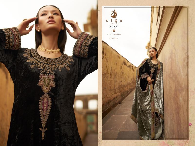 AIQA SENORA Pure Velvet Fancy Salwar Kameez Wholesale Catalog
