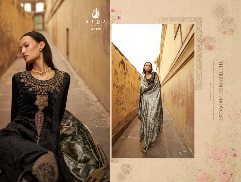 AIQA SENORA Pure Velvet Fancy Salwar Kameez Wholesale Catalog