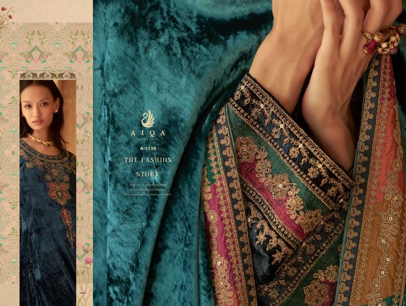 AIQA SENORA Pure Velvet Fancy Salwar Kameez Wholesale Catalog