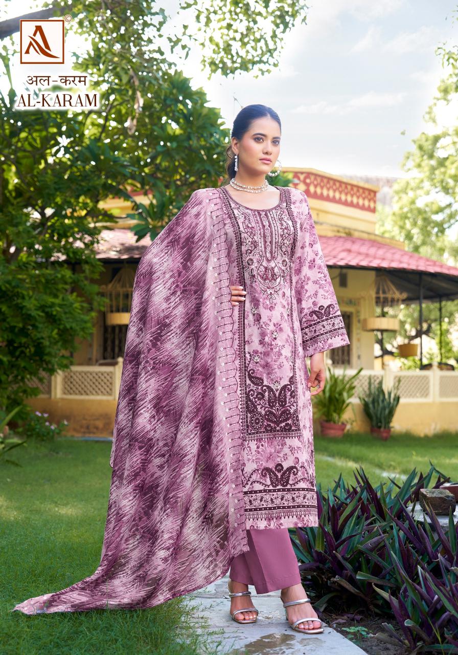 Alok AL-Karam Dress Material Wholesale Catalog