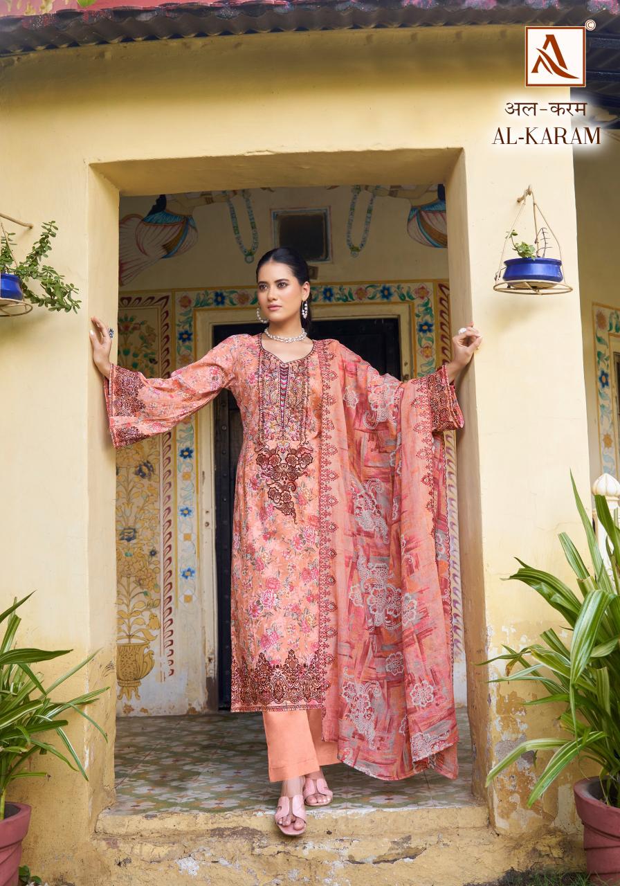 Alok AL-Karam Dress Material Wholesale Catalog