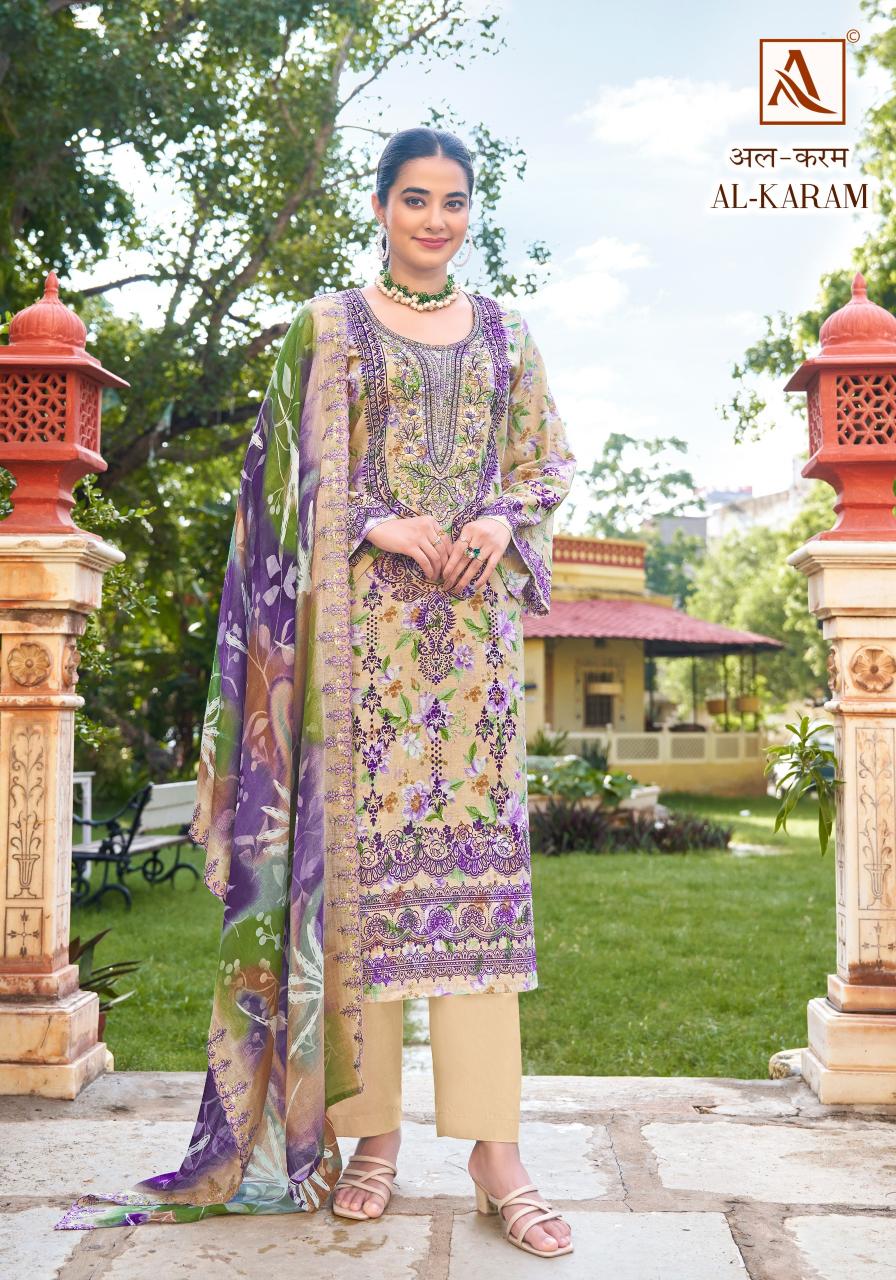 Alok AL-Karam Dress Material Wholesale Catalog