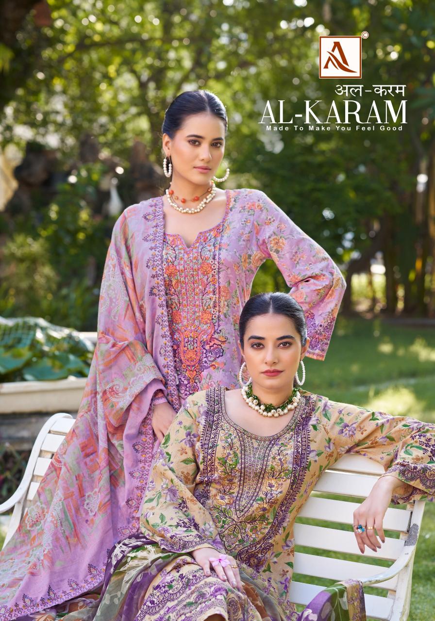 Alok AL-Karam Dress Material Wholesale Catalog