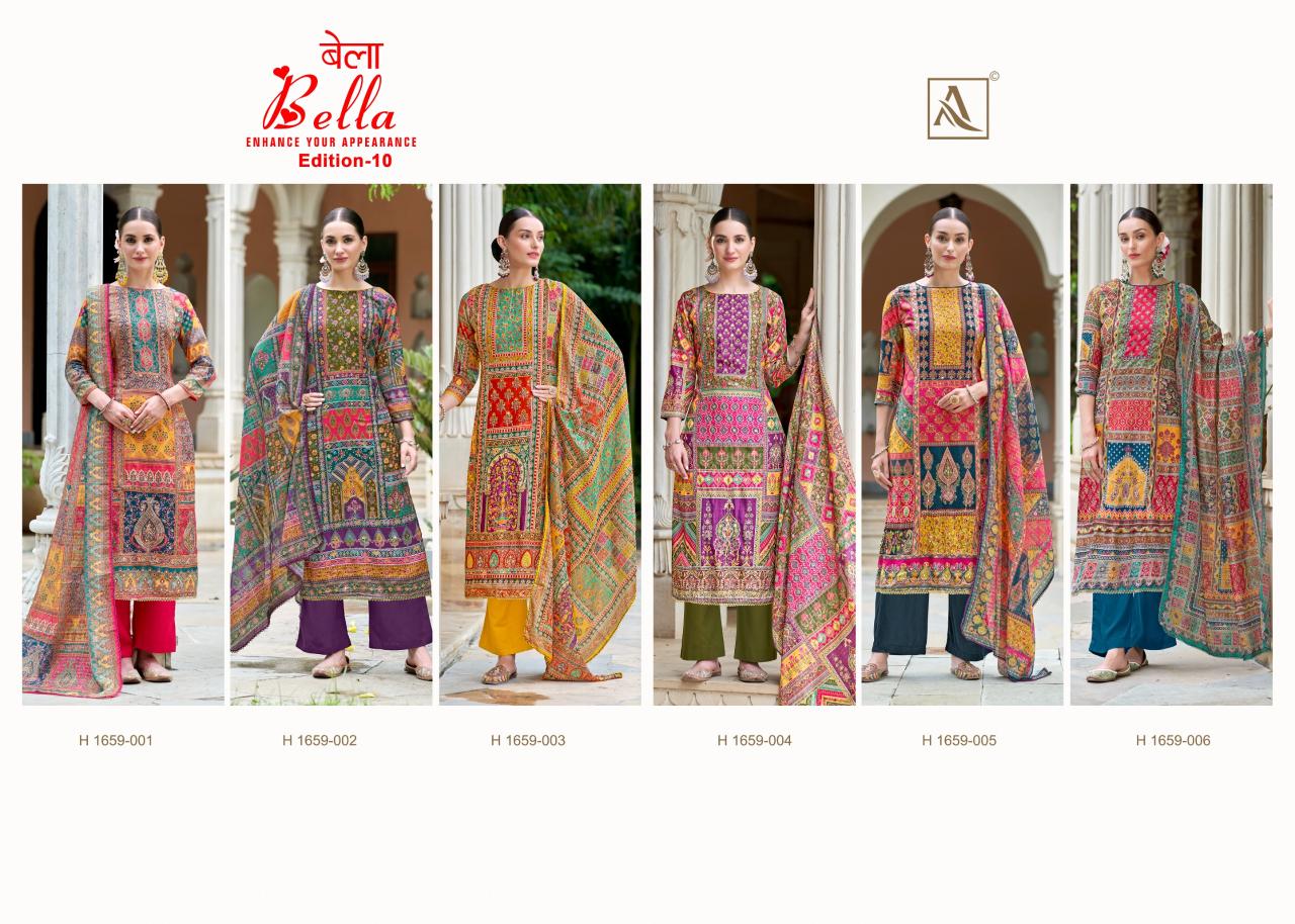 Alok Bella Vol 10 Dress Materials Wholesale Market Wholesale Catalog