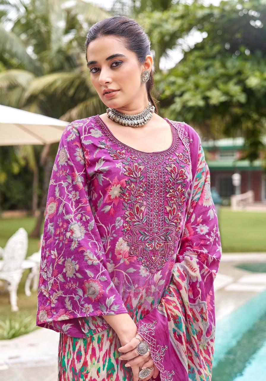 Alok Bin Saeed Vol 4 Ladies Dress Material Wholesale Catalog 