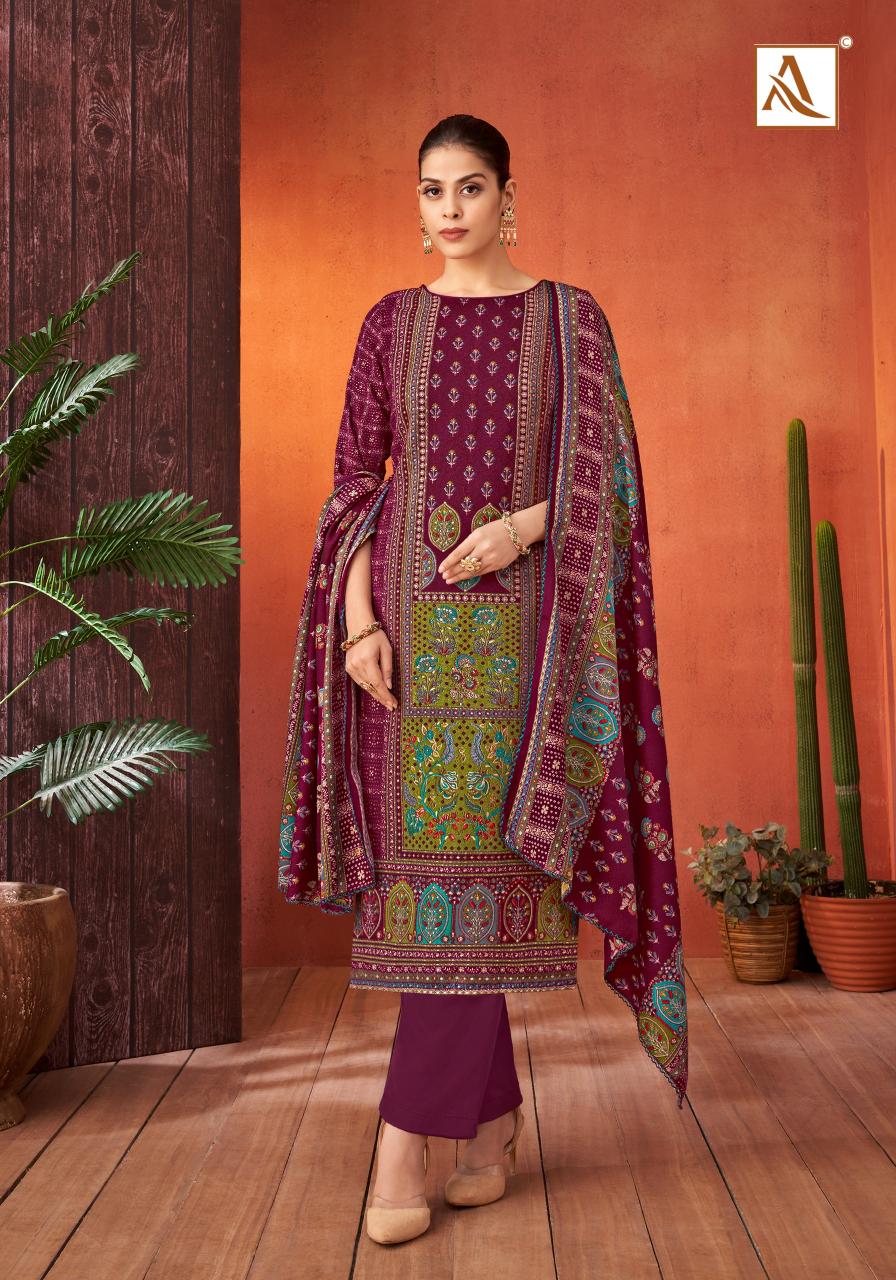 Alok Roop Pashmina Dress Material Wholesale Catalog