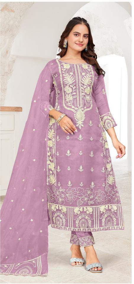 Alzohaib Az 1016 A To D Organza Pakistani Suits Wholesale Catalog