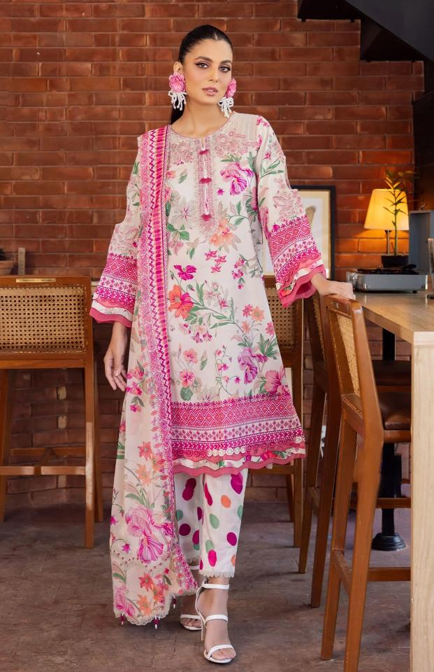 Alzohaib Girl Glam Cotton Dupatta Pakistani Salwar Suits Wholesale Catalog
