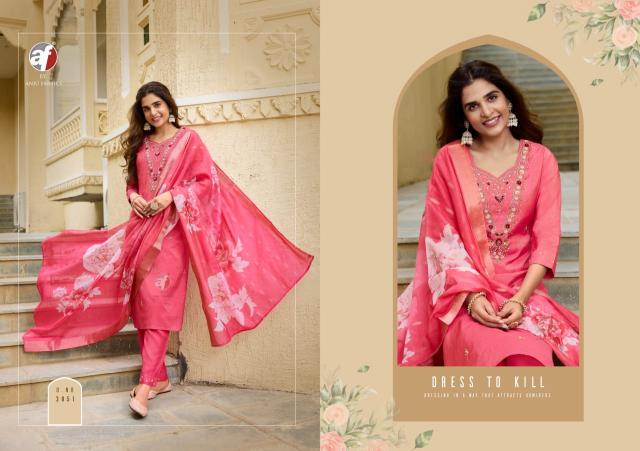 Anju Fabric Mayra Vol 5 Lavender Color Kurti Online India Wholesale catalog