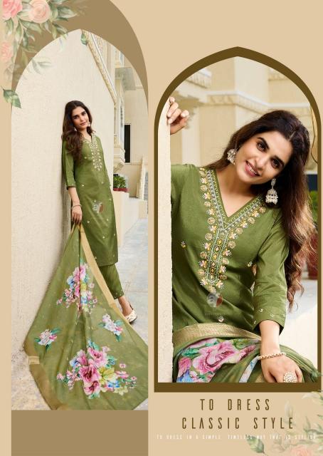 Anju Fabric Mayra Vol 5 Lavender Color Kurti Online India Wholesale catalog