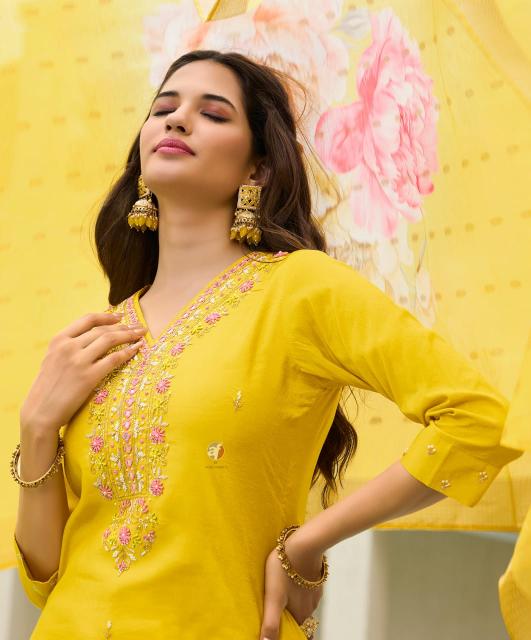 Anju Fabric Mayra Vol 5 Lavender Color Kurti Online India Wholesale catalog