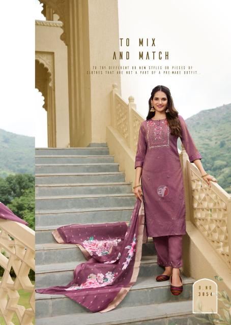 Anju Fabric Mayra Vol 5 Lavender Color Kurti Online India Wholesale catalog