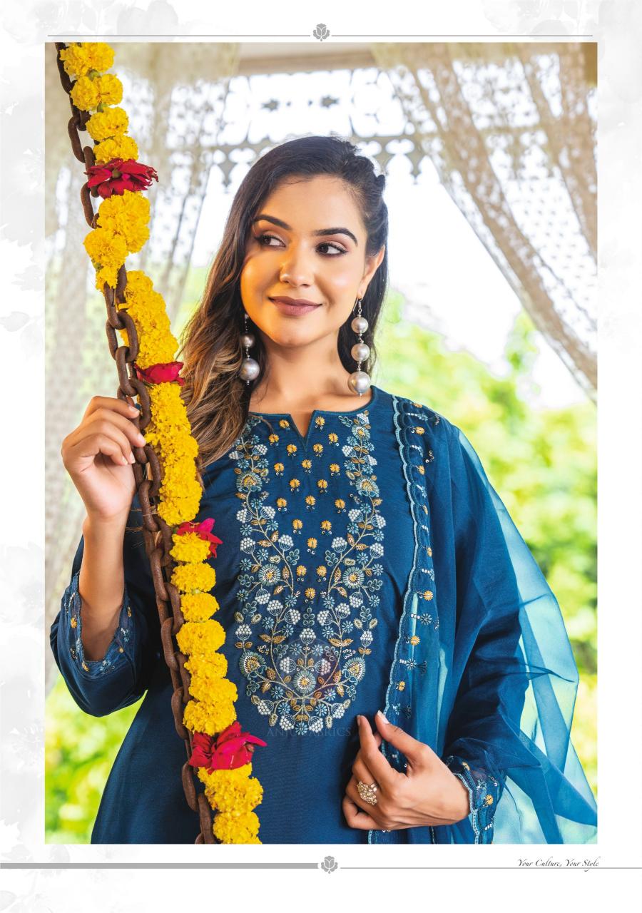ANJU FABRICS Sundari India Kurti Outfit Wholesale Catalog