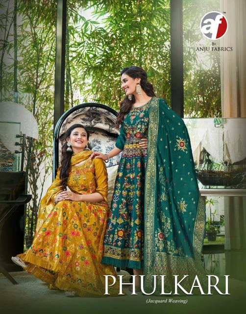 ANJU PHULKARI Kurti Dresses Gown Export From India Wholesale Catalog