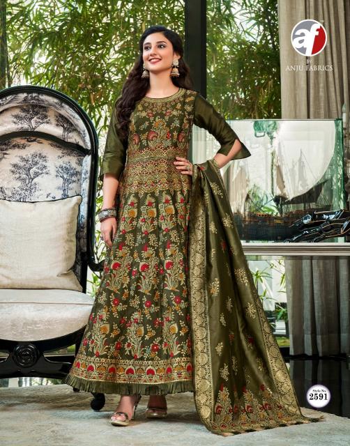 ANJU PHULKARI Kurti Dresses Gown Export From India Wholesale Catalog