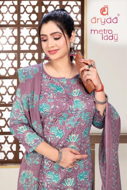 Aryaa Metro Lady Vol-2 – Kurti Pant With Dupatta - Wholesale Catalog