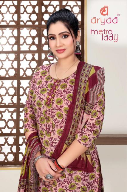 Aryaa Metro Lady Vol-2 – Kurti Pant With Dupatta - Wholesale Catalog