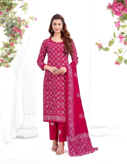 Baalar Battik Special Vol-3 – Kurti Pant With Dupatta - Wholesale Catalog