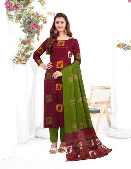 Baalar Battik Special Vol-3 – Kurti Pant With Dupatta - Wholesale Catalog