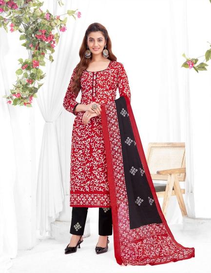 Baalar Battik Special Vol-3 – Kurti Pant With Dupatta - Wholesale Catalog