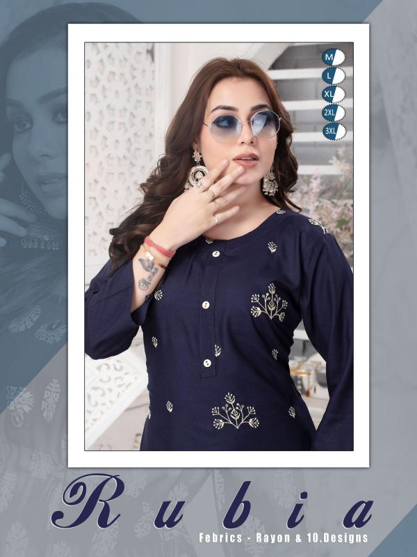 BEAUTY RUBIA Straight Kurtis Online India Wholesale Catalog