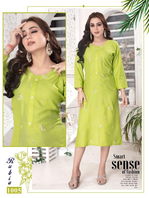BEAUTY RUBIA Straight Kurtis Online India Wholesale Catalog