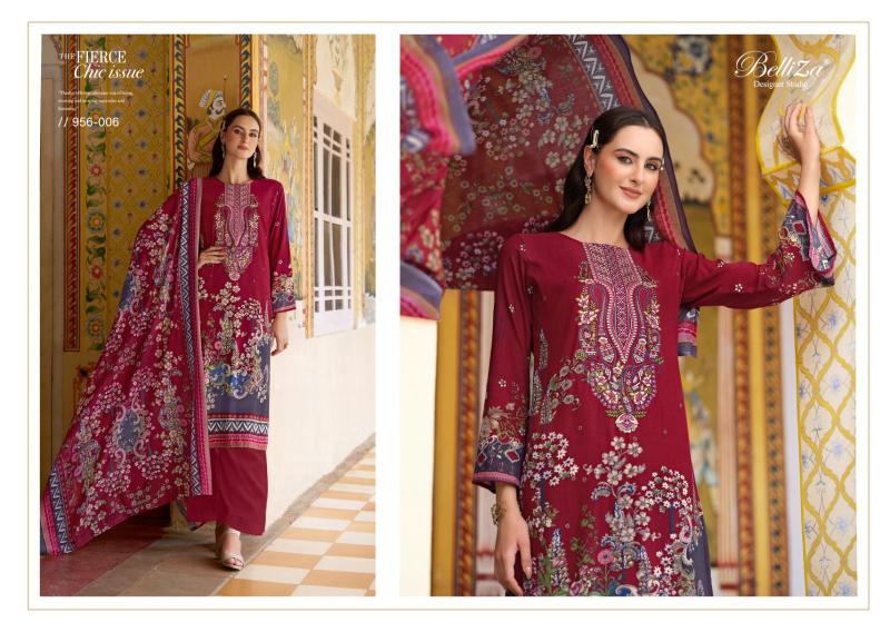 Belliza Riwayat Vol 3 Digital Print Dress Material Wholesale Catalog