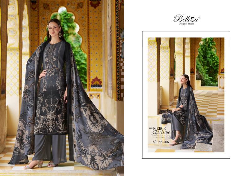 Belliza Riwayat Vol 3 Digital Print Dress Material Wholesale Catalog