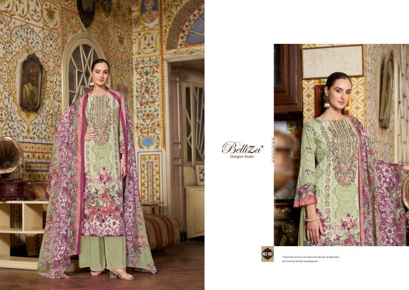 Belliza Riwayat Vol 4 Digital Printed Dress Material Wholesale Catalog
