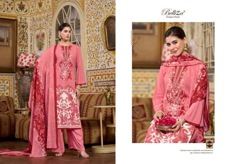 Belliza Riwayat Vol 4 Digital Printed Dress Material Wholesale Catalog