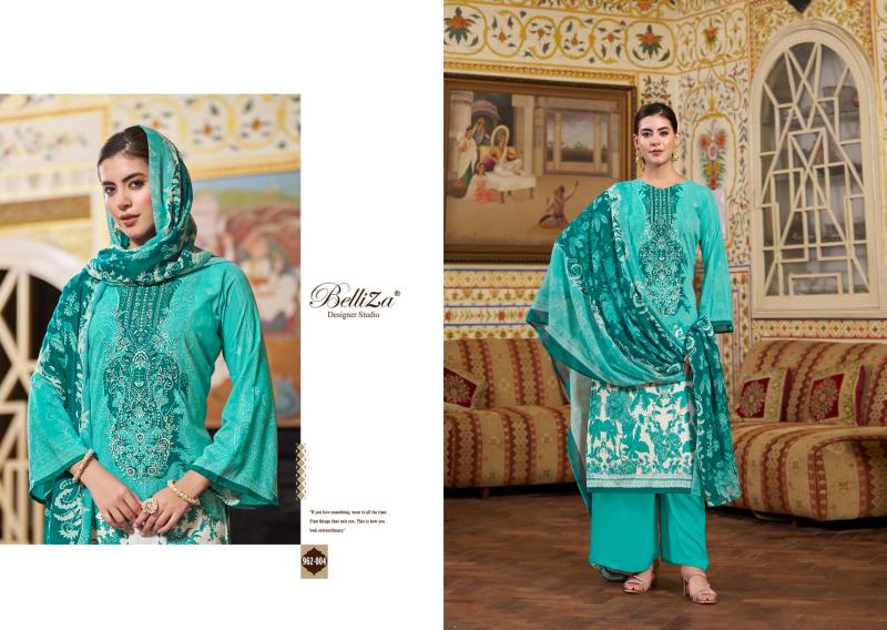 Belliza Riwayat Vol 4 Digital Printed Dress Material Wholesale Catalog