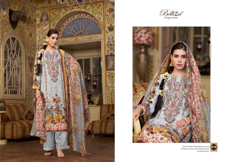 Belliza Riwayat Vol 4 Digital Printed Dress Material Wholesale Catalog