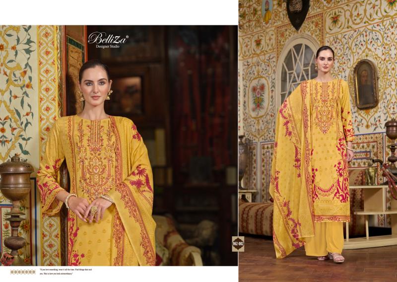Belliza Riwayat Vol 4 Digital Printed Dress Material Wholesale Catalog