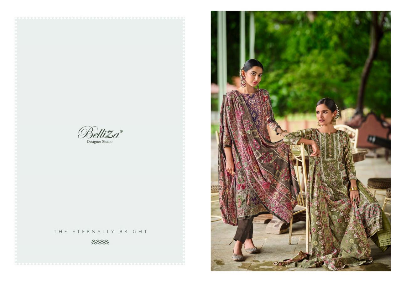 BelliZa Shayoni Muslin Digital Printed Dress Material Wholesale Catalog