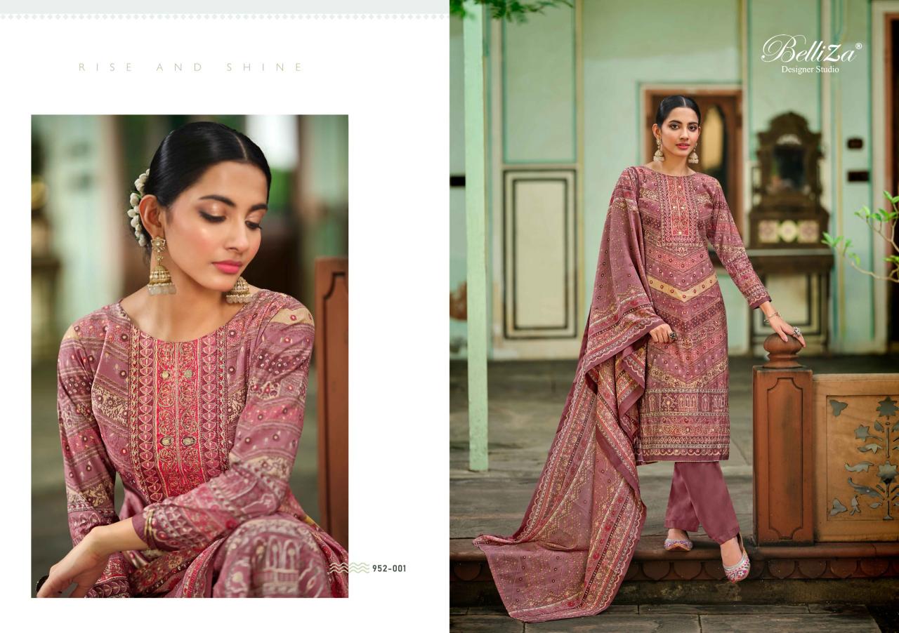 BelliZa Shayoni Muslin Digital Printed Dress Material Wholesale Catalog