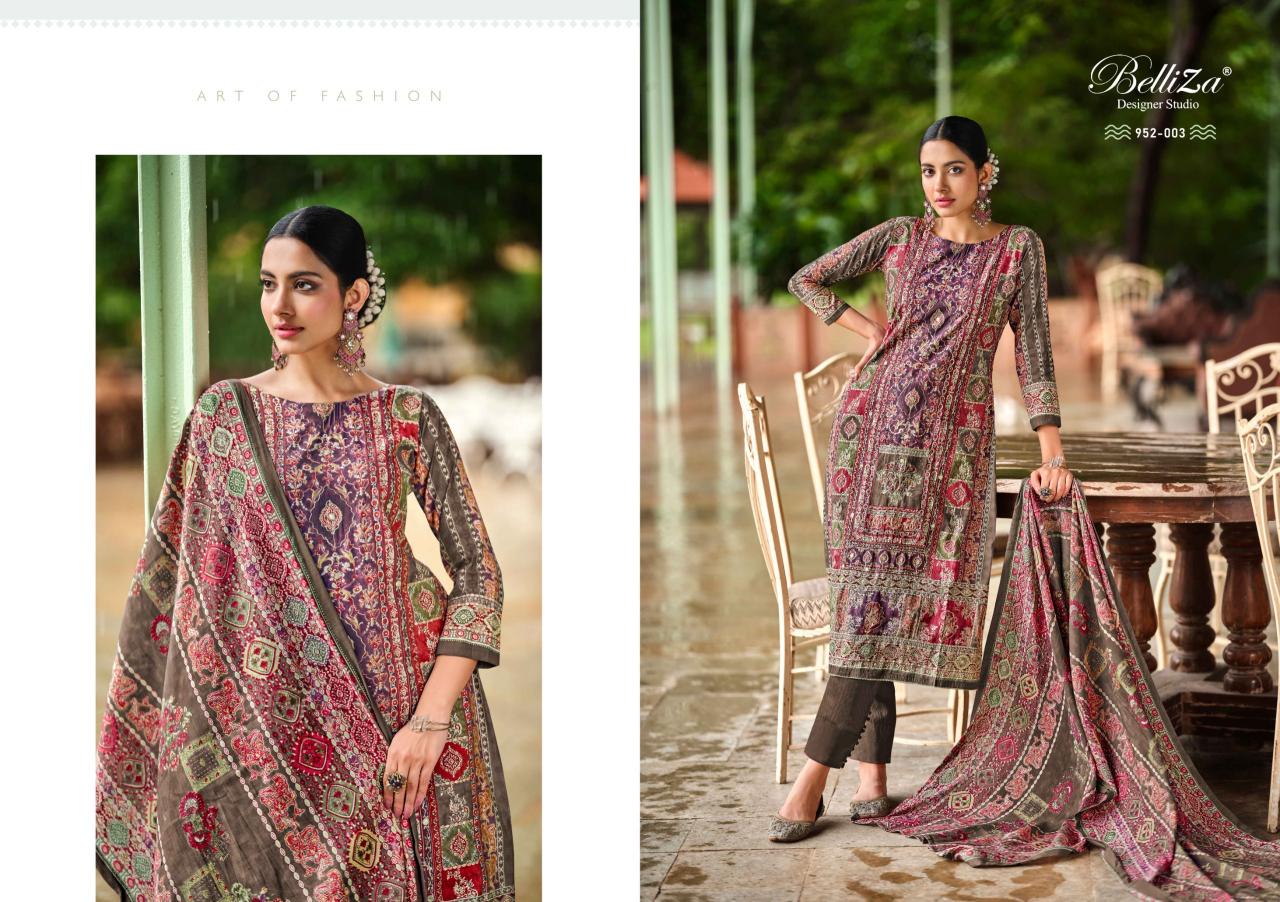 BelliZa Shayoni Muslin Digital Printed Dress Material Wholesale Catalog