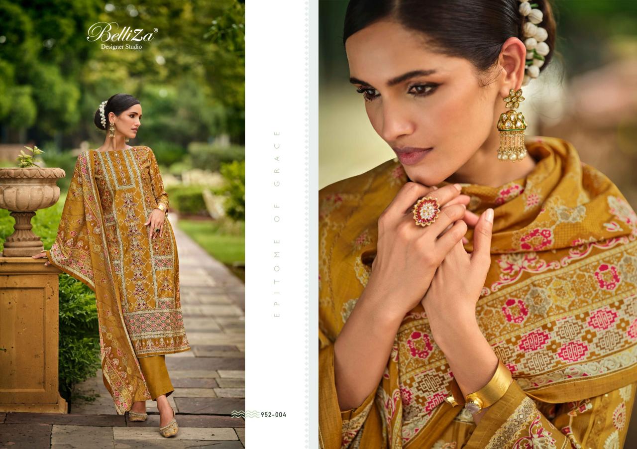 BelliZa Shayoni Muslin Digital Printed Dress Material Wholesale Catalog