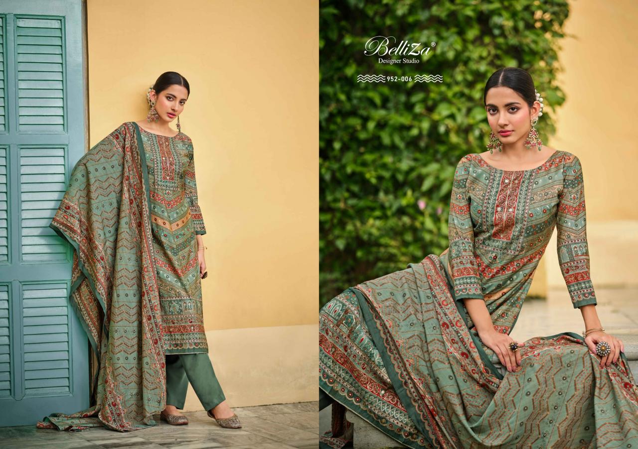 BelliZa Shayoni Muslin Digital Printed Dress Material Wholesale Catalog