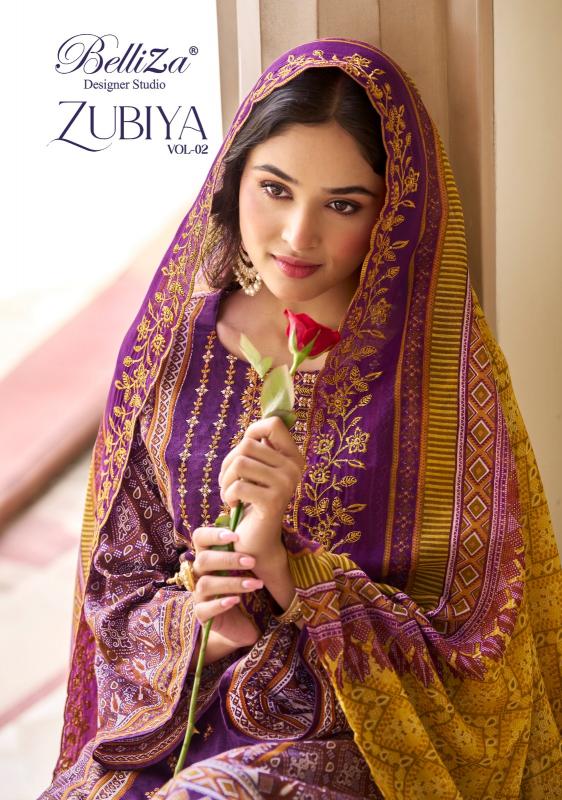 BelliZa ZUBIYA VOL 2 Dress Material Wholesale Catalog
