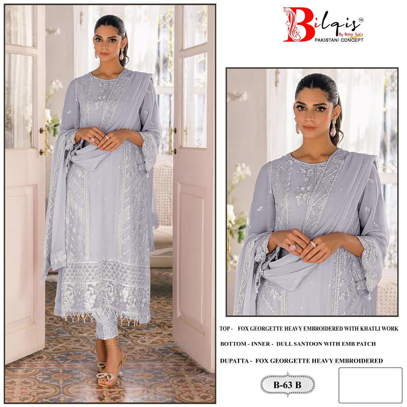 Bilqis B 63 A To D Pakistani Suit Wholesale Catalog