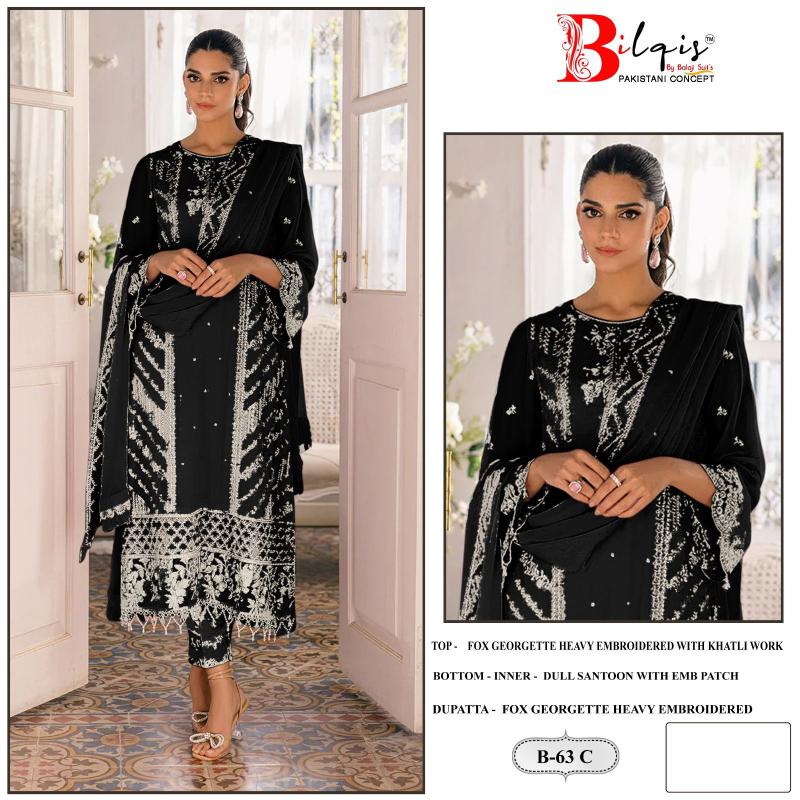 Bilqis B 63 A To D Pakistani Suit Wholesale Catalog